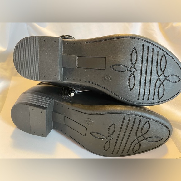 SO Samanthaa2 girl’s black ankle boots size 2 - Picture 4 of 9